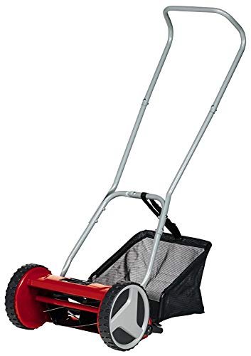 Einhell Cortacésped manual GC-HM 300 (para hasta 150 m2, husillo de corte con rodamiento de bolas con 5 cuchillas de ace...